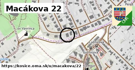 Macákova 22, Košice