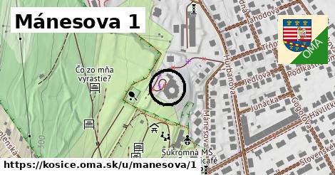 Mánesova 1, Košice