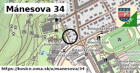 Mánesova 34, Košice