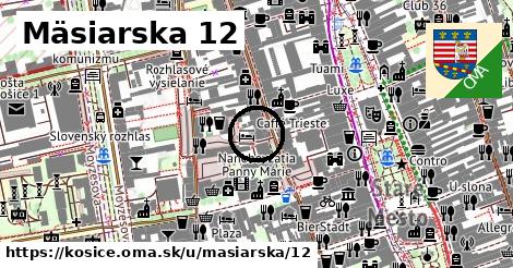 Mäsiarska 12, Košice