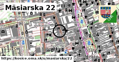 Mäsiarska 22, Košice