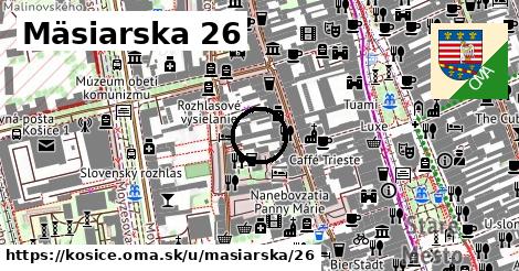 Mäsiarska 26, Košice