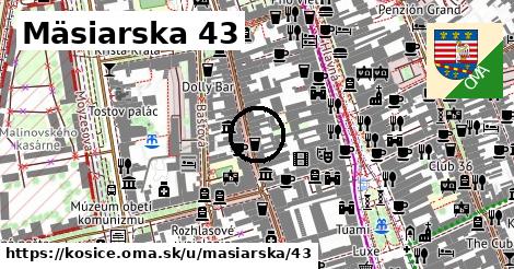 Mäsiarska 43, Košice