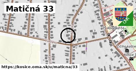 Matičná 33, Košice