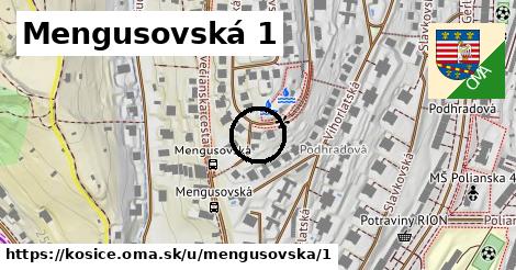 Mengusovská 1, Košice