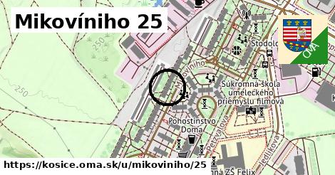 Mikovíniho 25, Košice