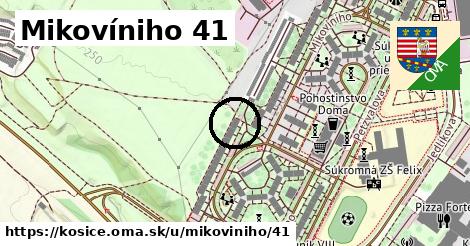 Mikovíniho 41, Košice