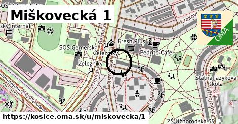 Miškovecká 1, Košice