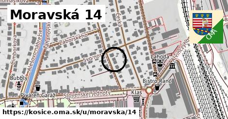 Moravská 14, Košice