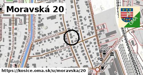 Moravská 20, Košice