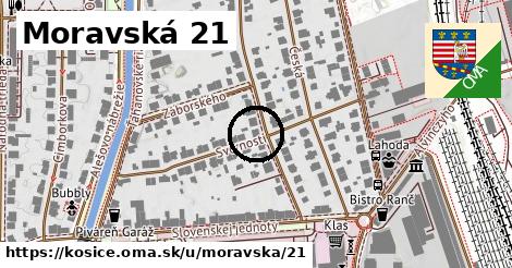 Moravská 21, Košice