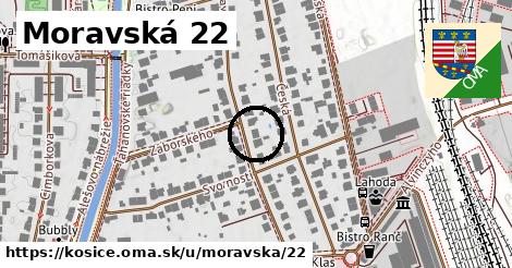 Moravská 22, Košice