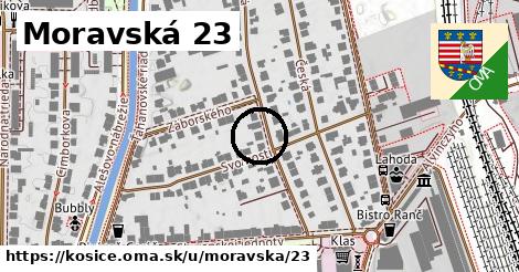 Moravská 23, Košice