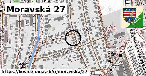 Moravská 27, Košice