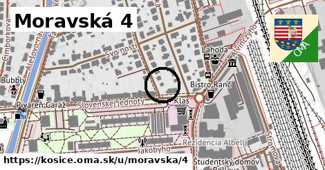 Moravská 4, Košice