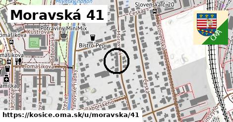 Moravská 41, Košice