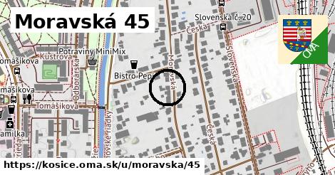 Moravská 45, Košice