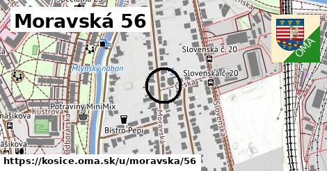 Moravská 56, Košice