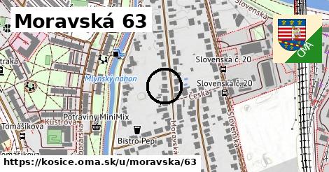 Moravská 63, Košice