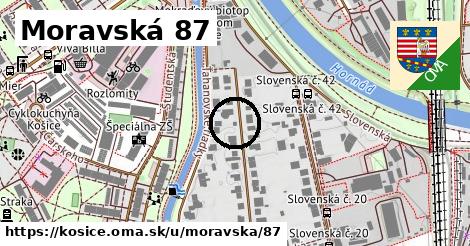Moravská 87, Košice