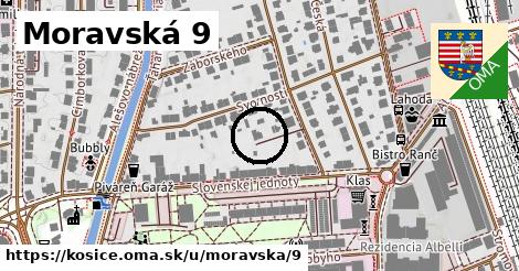 Moravská 9, Košice
