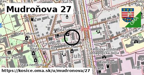 Mudroňova 27, Košice