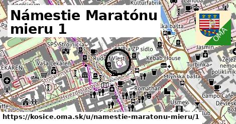 Námestie Maratónu mieru 1, Košice