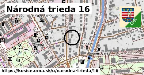 Národná trieda 16, Košice