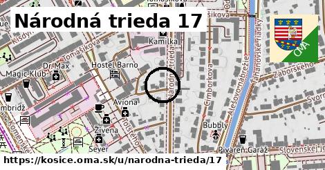 Národná trieda 17, Košice