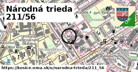 Národná trieda 211/56, Košice