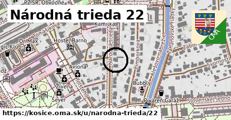 Národná trieda 22, Košice