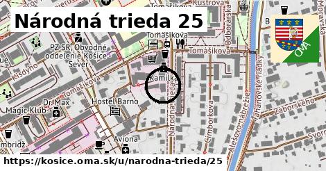 Národná trieda 25, Košice