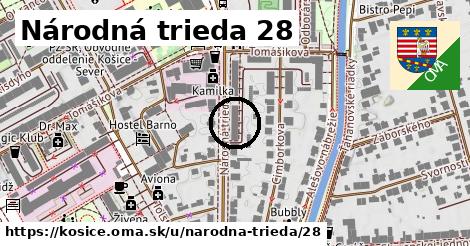 Národná trieda 28, Košice