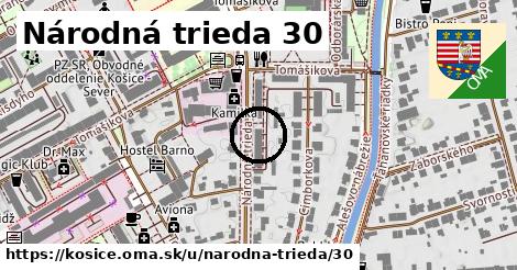 Národná trieda 30, Košice