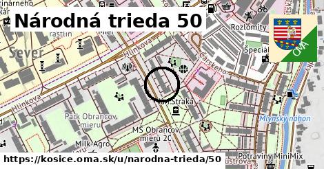 Národná trieda 50, Košice