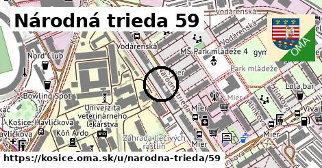 Národná trieda 59, Košice