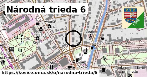 Národná trieda 6, Košice