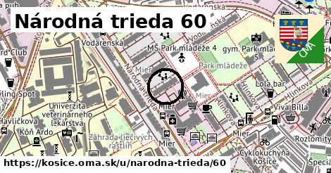 Národná trieda 60, Košice