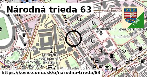 Národná trieda 63, Košice