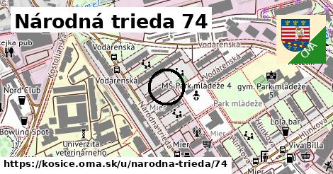 Národná trieda 74, Košice