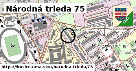 Národná trieda 75, Košice