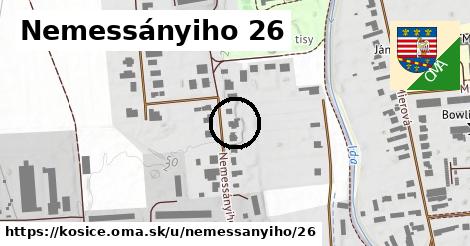 Nemessányiho 26, Košice