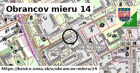 Obrancov mieru 14, Košice