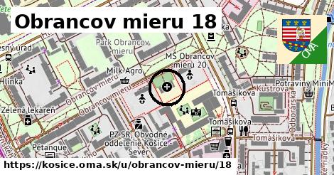 Obrancov mieru 18, Košice