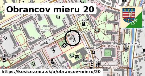 Obrancov mieru 20, Košice