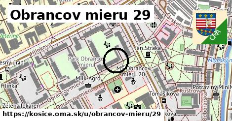 Obrancov mieru 29, Košice