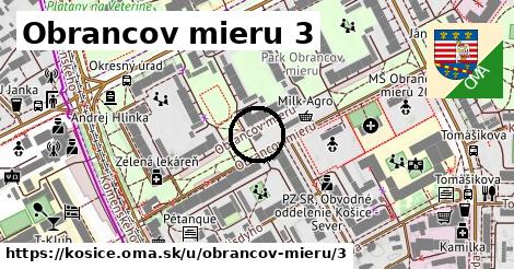 Obrancov mieru 3, Košice