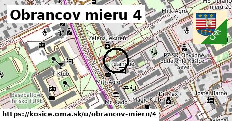 Obrancov mieru 4, Košice