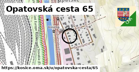 Opatovská cesta 65, Košice