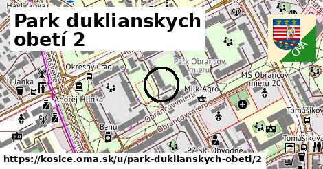 Park duklianskych obetí 2, Košice